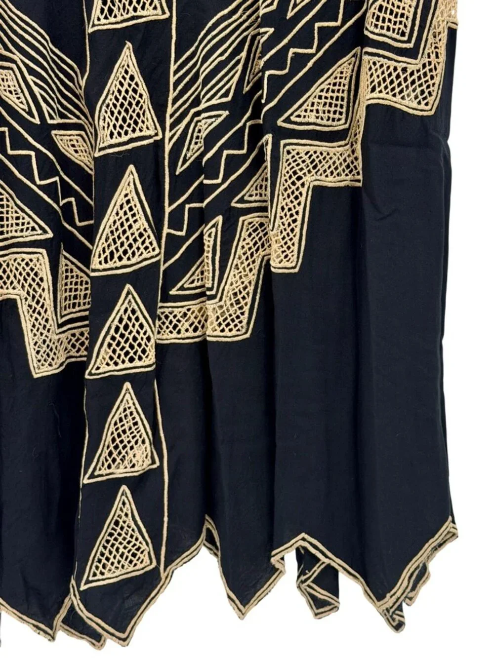 RARE VTG NWOT Free People Jen’s Pirate Booty Black Embroidered Maxi Dress | Boho - Picture 6 of 16